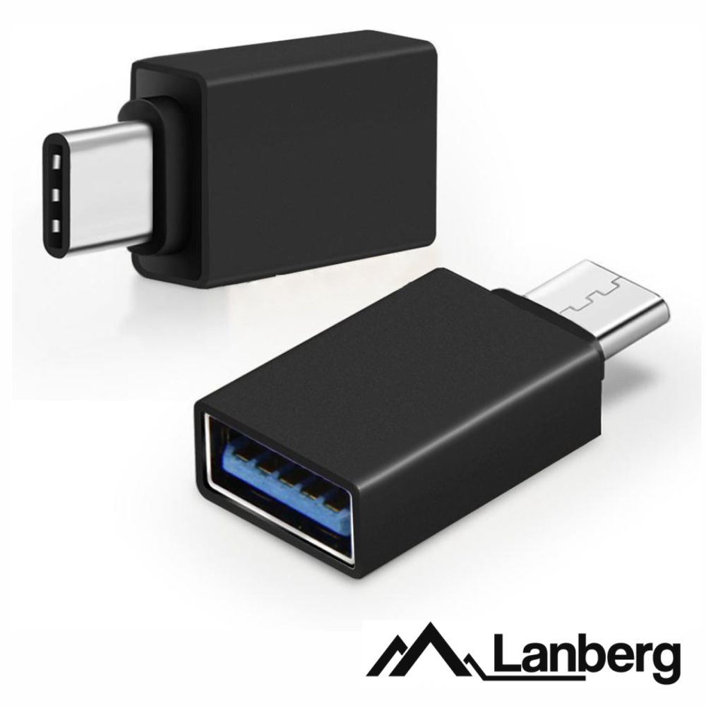 Adaptador Type-C Macho / USB-A Fêmea LANBERG