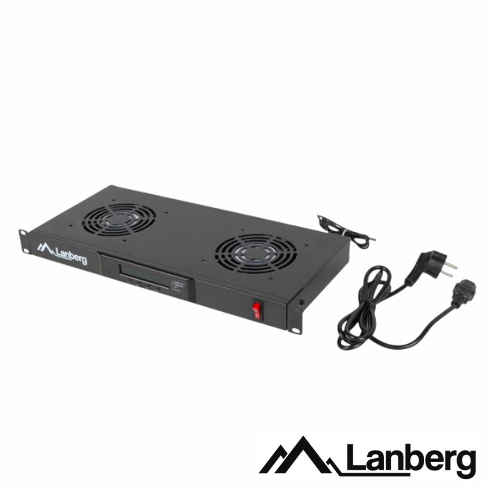 Painel de Ventilação C/ LCD P/ Bastidor / Rack 19" LANBERG