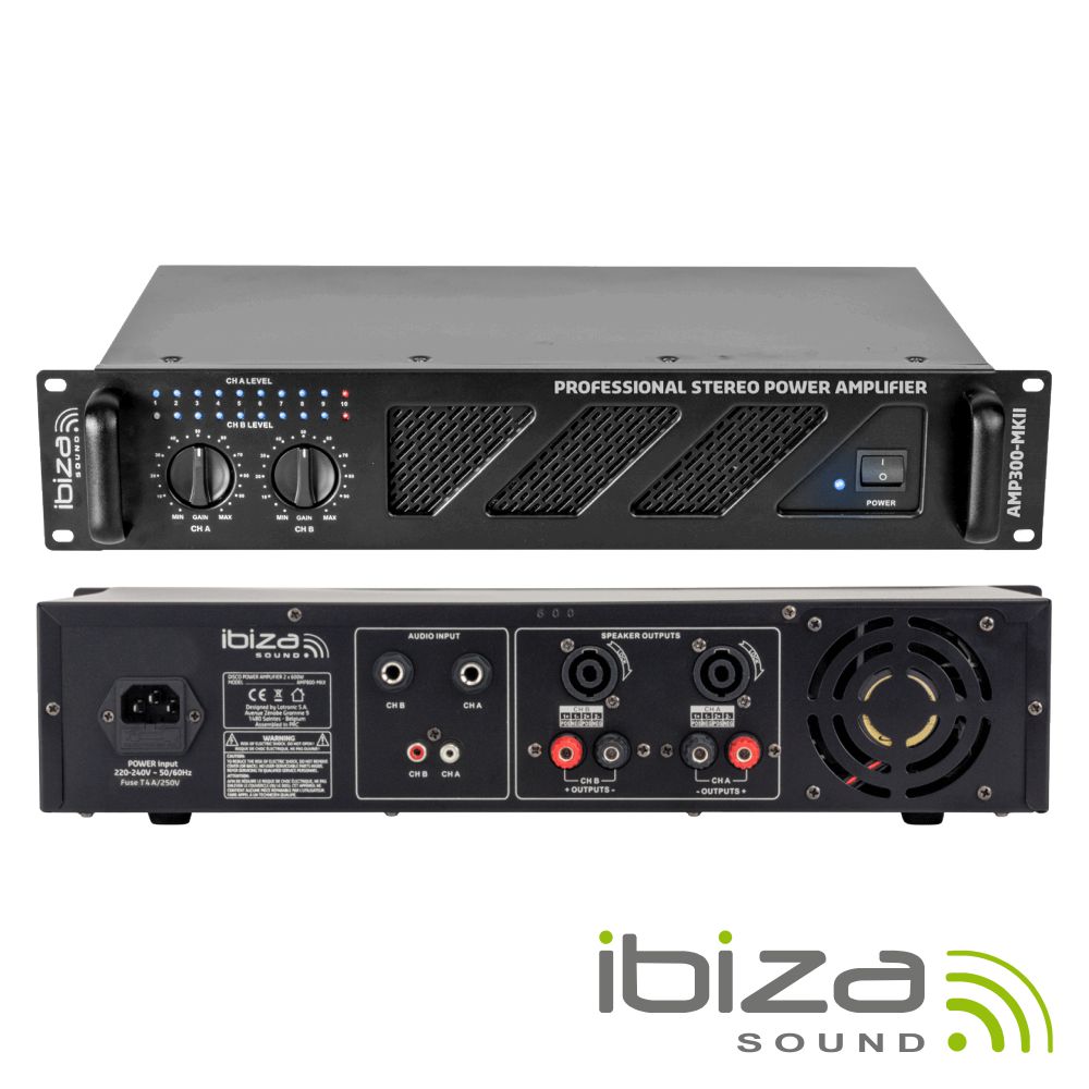 AMP300-MKII Amplificador de Audio 19 2X240W IBIZA