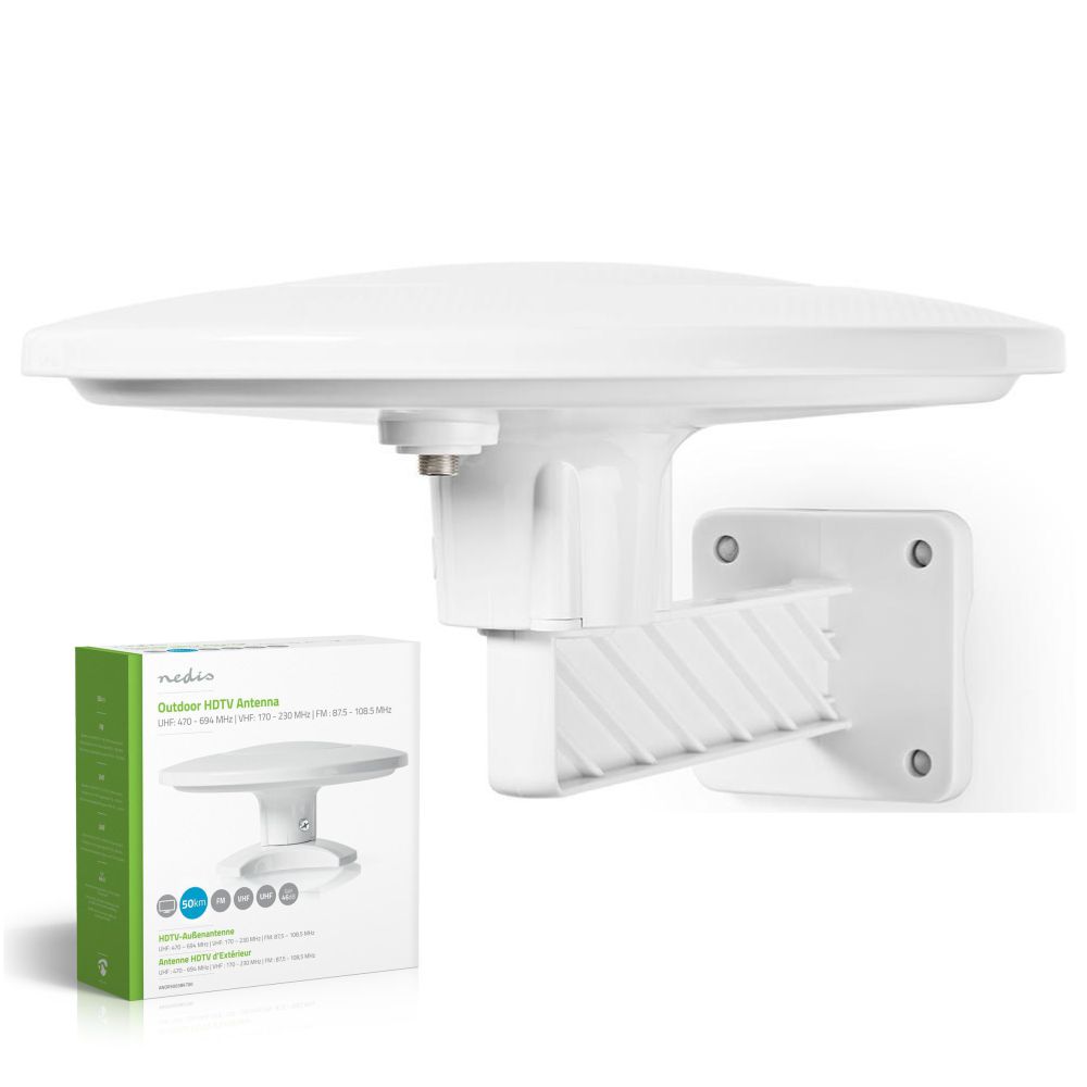 Antena Exterior HDTV 0-50 km 46 dB FM/UHF/ NEDIS