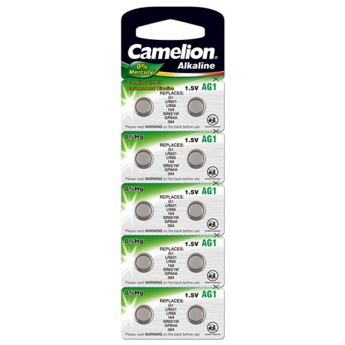 Pilha Botão Camelion Ag1 Lr60 Lr621 364
