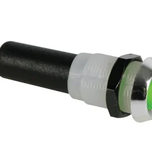Lâmpada Led 12v Verde - Cromado