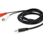 Equip 147093 Cabo de Áudio 250 M 2 X Rca 3.5mm Pr.