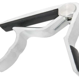 Capo com Mola para Guitarras Prateado