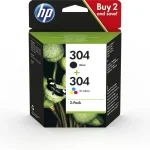 Tinteiro Hp 304 Multipack Black + Tri-Colour