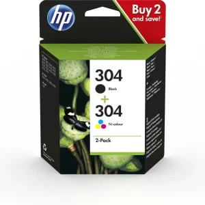Tinteiro Hp 304 Multipack Black + Tri-Colour