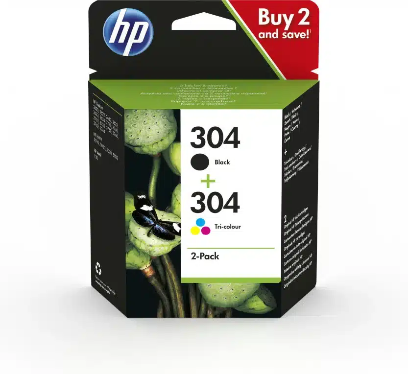 Tinteiro Hp 304 Multipack Black + Tri-Colour