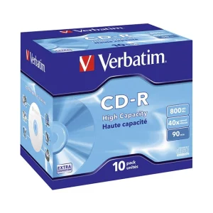 1x10 Verbatim Cd-R 90/800 Mb Jc 48x Velocidade, Ex