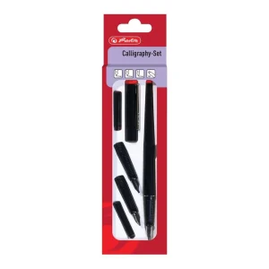 Conjunto de Caligrafia para Caneta-Tinteiro Herli.