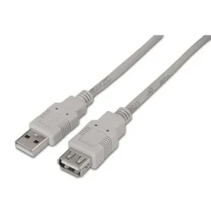 Cabo Aisens Usb 20 Tipo A/M-A/H Bege 10m