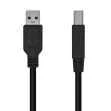 Cabo Aisens Usb 30 Impresora Tipo A/M-B/M Preto