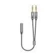 Cabo Adaptador Aisens Audio Jack 35 4p/H-2xjack