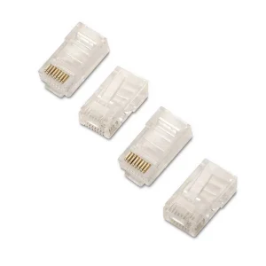 Pack 10x Fichas Rj45 Cat5e Utp Aisens Transparente