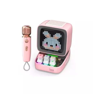 Divoom Ditoo Mic Pink - Coluna Bt com Microfone D.