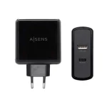 Aisens Asch-2pd45a-Bk Carregador de Dispositivos .