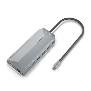 Hub Usb-C "12-Em-1" 2x Hdmi / Rj45 / 3x Usb-A / 2.