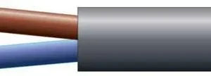2 Core Round Mains Pvc, 2 X 24/0.2mm, 6a, 6.35mmã.