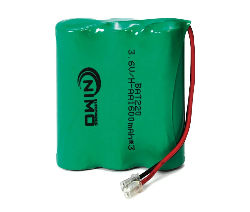 Bateria Ni-Mh 3.6v 1600mah Aax3 Conetor Universal