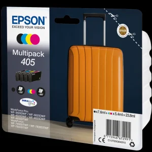 Tinteiro Epson 405 Pack 4 Cores + Alarme Rf - Wf-.