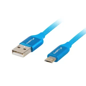Cabo Micro Usb Lanberg Ca-Usbm-20cu-0010-Bl 1 M