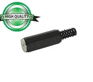 2.5mm Female Jack Connectors - Plastic Black Ster.