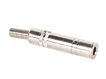 6.35mm Plastic Boot Female Jack Connector - Mono .