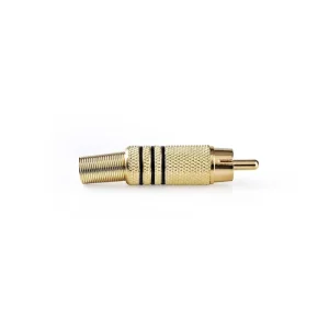 Conector Rca  Reto  Macho  Solda  Diâmetro De.