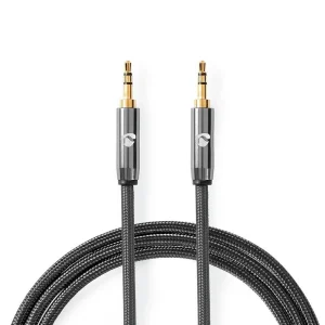 Cabo de Áudio Stereo 3.5 Mm Macho - 3.5 Mm Mac.