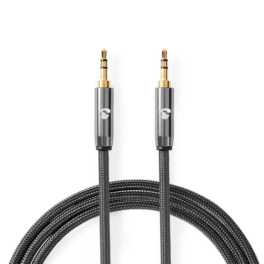Cabo de Áudio Stereo 3.5 Mm Macho - 3.5 Mm Mac.