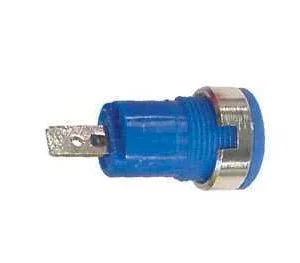 Alveolo 8mm Painel Ligação Faston Azul