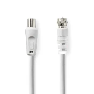 Nedis Csgl41800wt15 Cabo Coaxial 1,5 M Tipo F Iec.