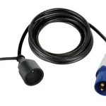 Cabo com Adaptador Tomada Schuko / Ficha Cee - 3 M