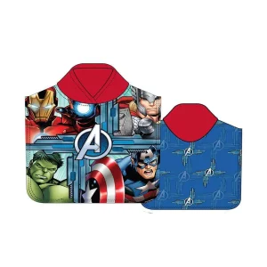 Micro Praia Poncho 55x11cm Vingadores Infantil