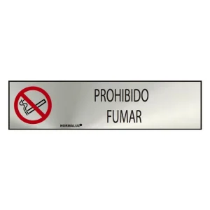 Sinal Informativo Proibido Fumar (Inox Adesivo 0