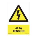 Sinal Perigo Alta Tensão (Pvc 0.7mm) 30x40cm
