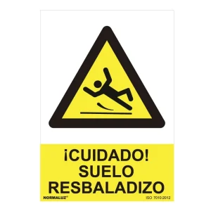 Sinal Perigo 'cuidado, Chão Escorregadio' (Pvc 0.7