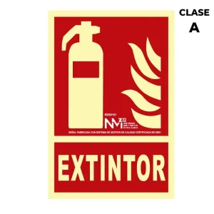 Sinal de Extinção 'extintor' Classe a (Pcv 1mm)
