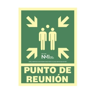 Sinal de Evacuação Ponto de Reunião Classe B