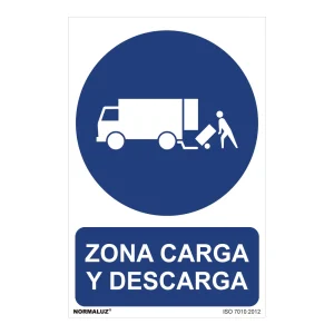 Sinal de Zonas de Carga e Descarga - 30x40cm