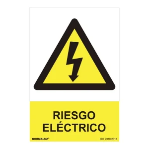 Sinal Perigo 'risco Eletrico' (Pvc 0.7mm) 30x40cm