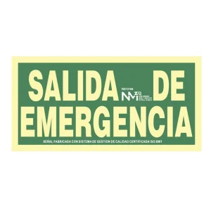 Sinal de Evaluação Saida de Emergencia (Pvc 1mm) C
