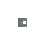 Placa para Reparação Dobradiça Inox Bc14 90x90mm 9