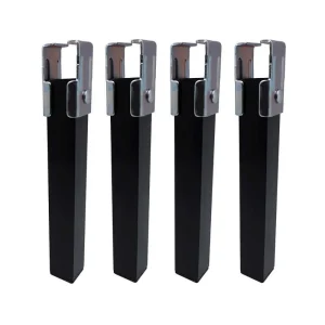 Conjunto de 4 Pés para Somier Pt25 40x30x255mm S/.