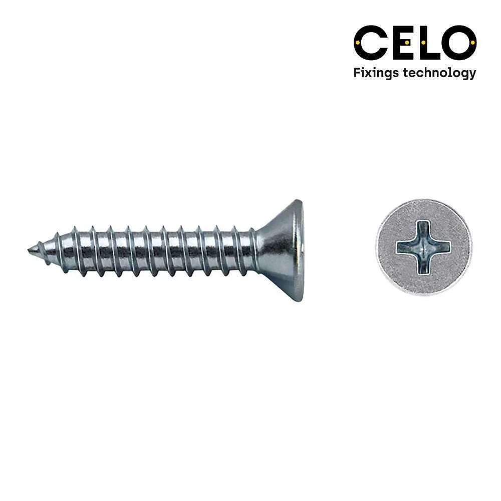 Caixa 250 Uni. Parafuso Chapa Escareador Philips .