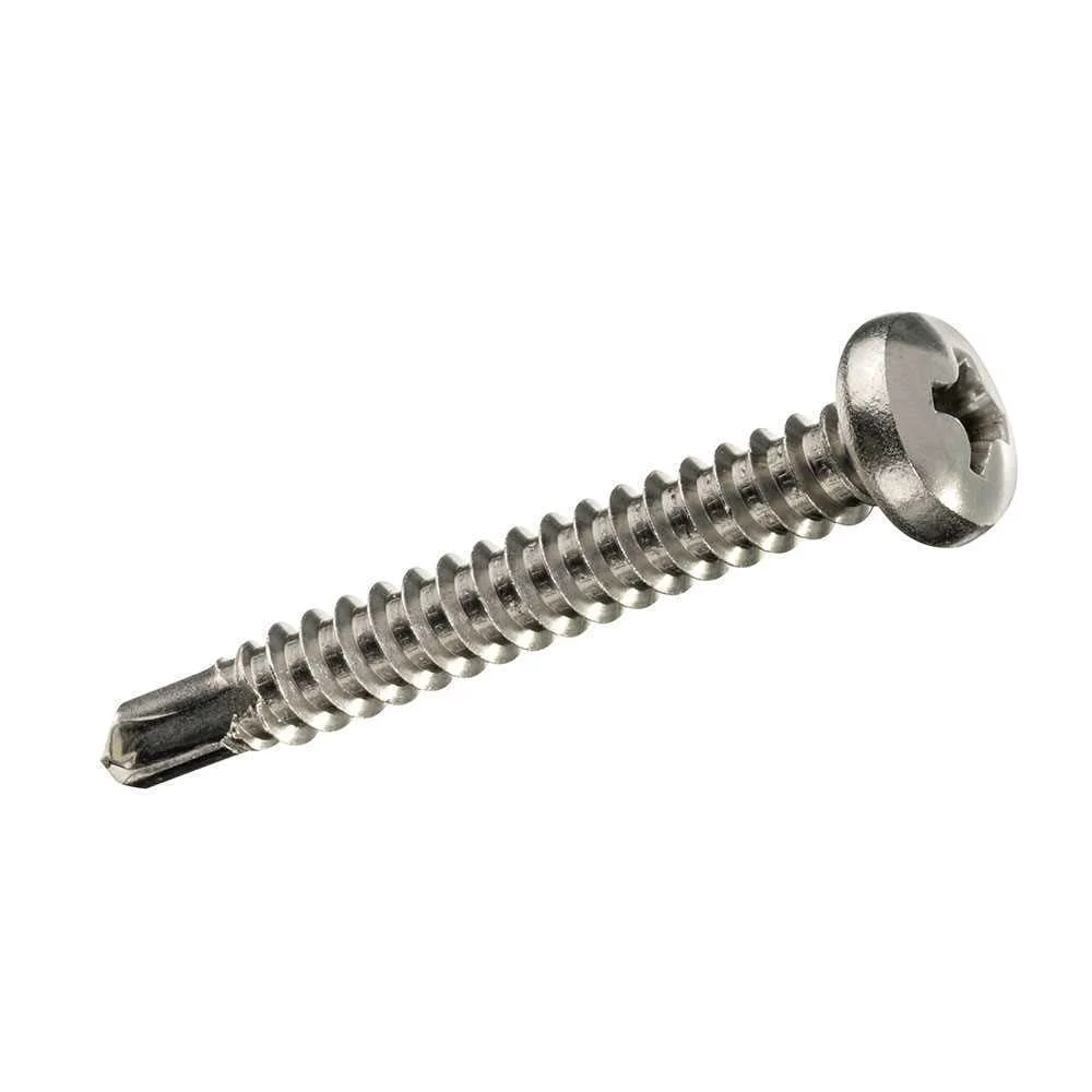 Caixa S 10un Parafuso Rosca Chapa Cr Autot. 4,2x3.