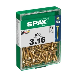Spax 4081020300162 Parafuso/Porca 16 Mm 100 Unida.