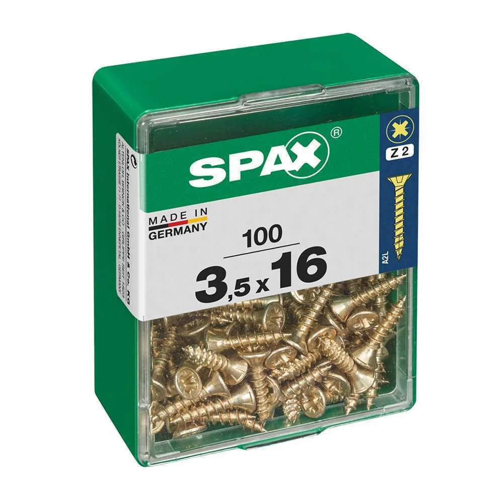 Spax 4081020350162 Parafuso/Porca 16 Mm 100 Unida.
