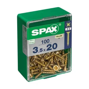 Spax 4081020350202 Parafuso/Porca 20 Mm 100 Unida.