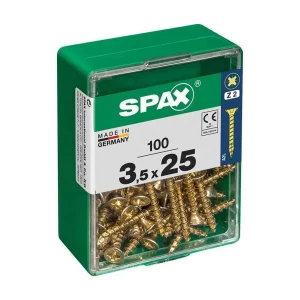 Spax 4081020350252 Parafuso/Porca 25 Mm 100 Unida.
