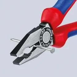 Alicate Universal185x54x21mm 0302180 Knipex